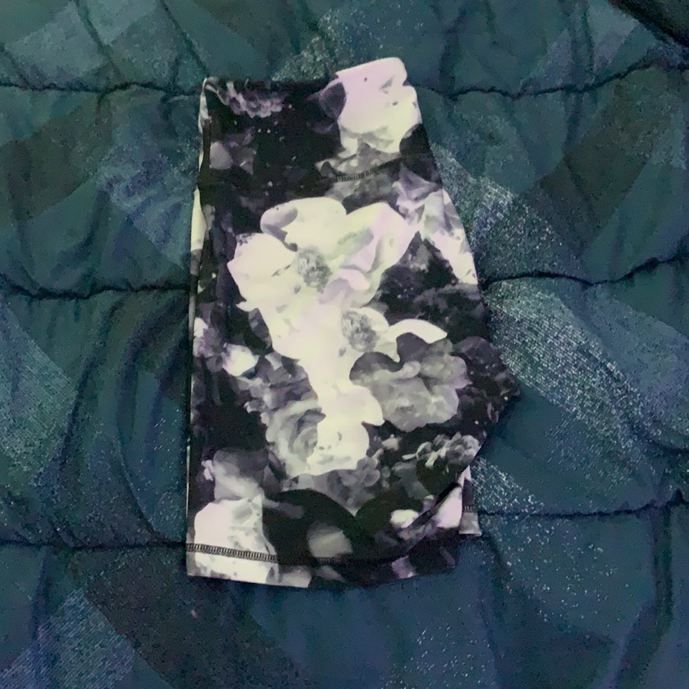 Black and white and tie dye biker shorts